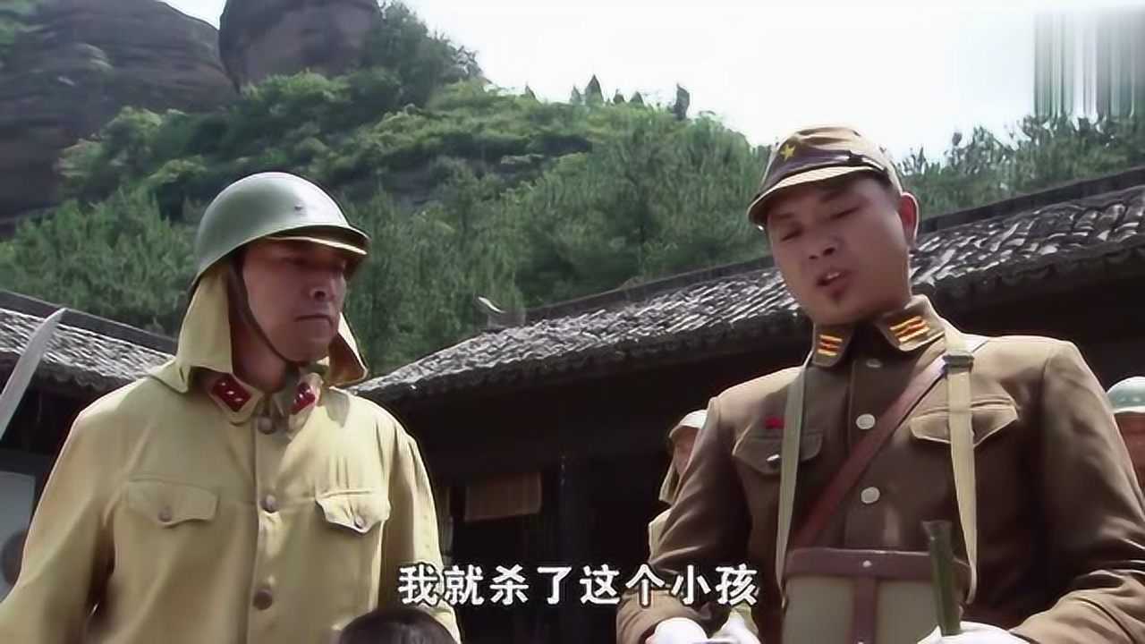 神枪鬼子用小孩逼问酒井下落张响和李杏花爬上房顶