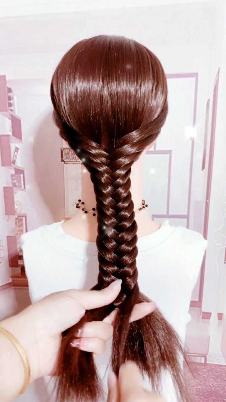 出门必备发型鱼骨辫