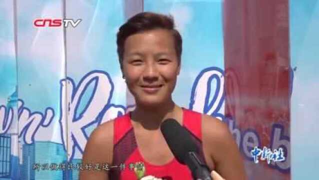 “世界海岸赛艇锦标赛”香港队夺女子冠军队员们期待奥运