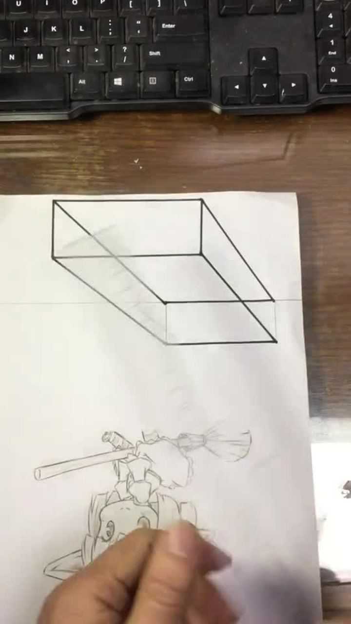 一学就会的三d立体画教程,拿去教孩子试试_腾讯视频