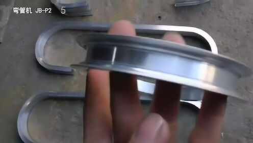 简单构造的弯曲机可以折弯不锈钢管铝合金型材家具凳子