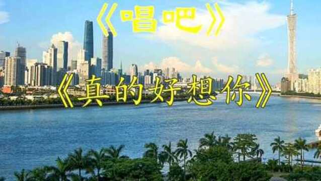 《唱吧》手机KTV,男女异地对唱《真的好想你》