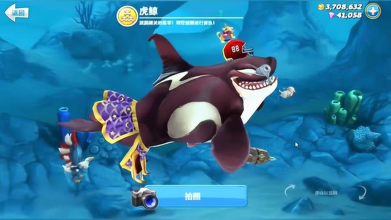 饥饿鲨世界:饥饿鲨进化虎鲨入侵!