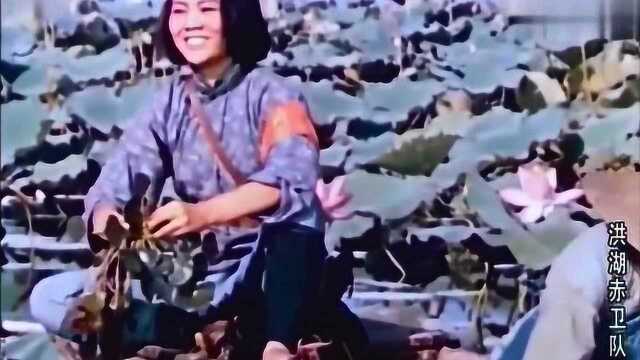 王玉珍《洪湖水浪打浪》老电影《洪湖赤卫队》原声插曲,真经典