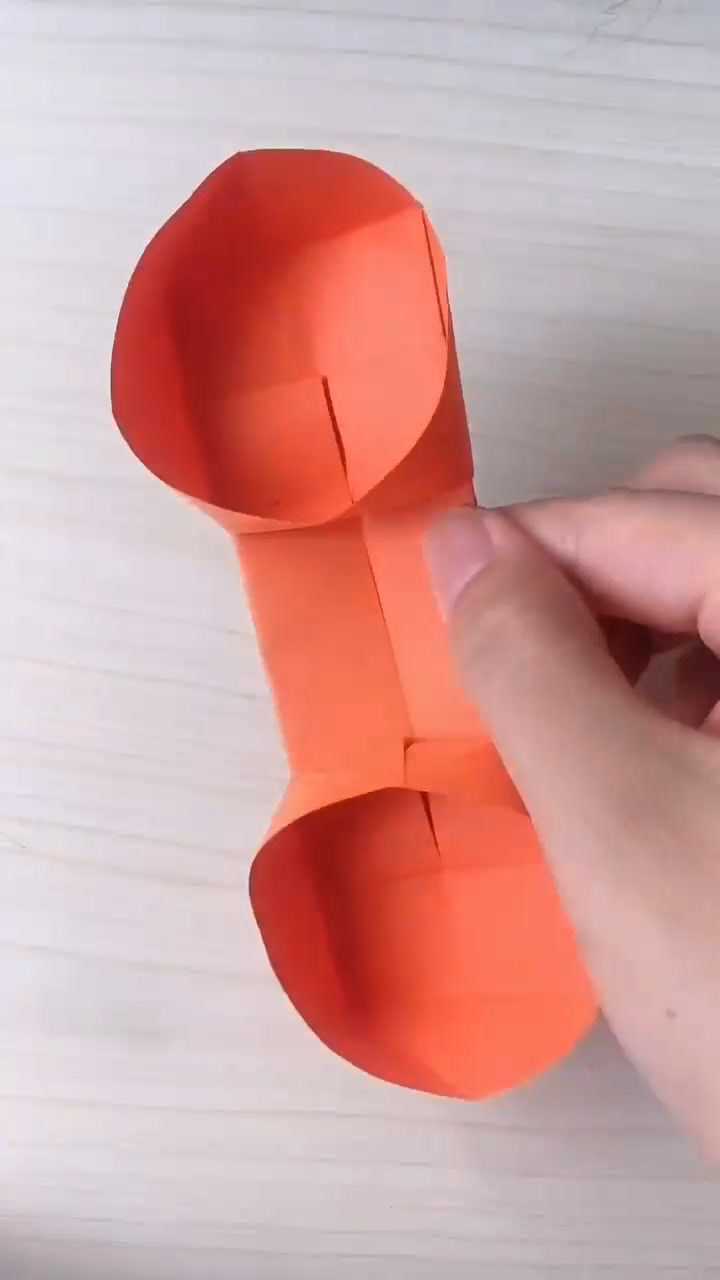 手工折纸,教你折小电话