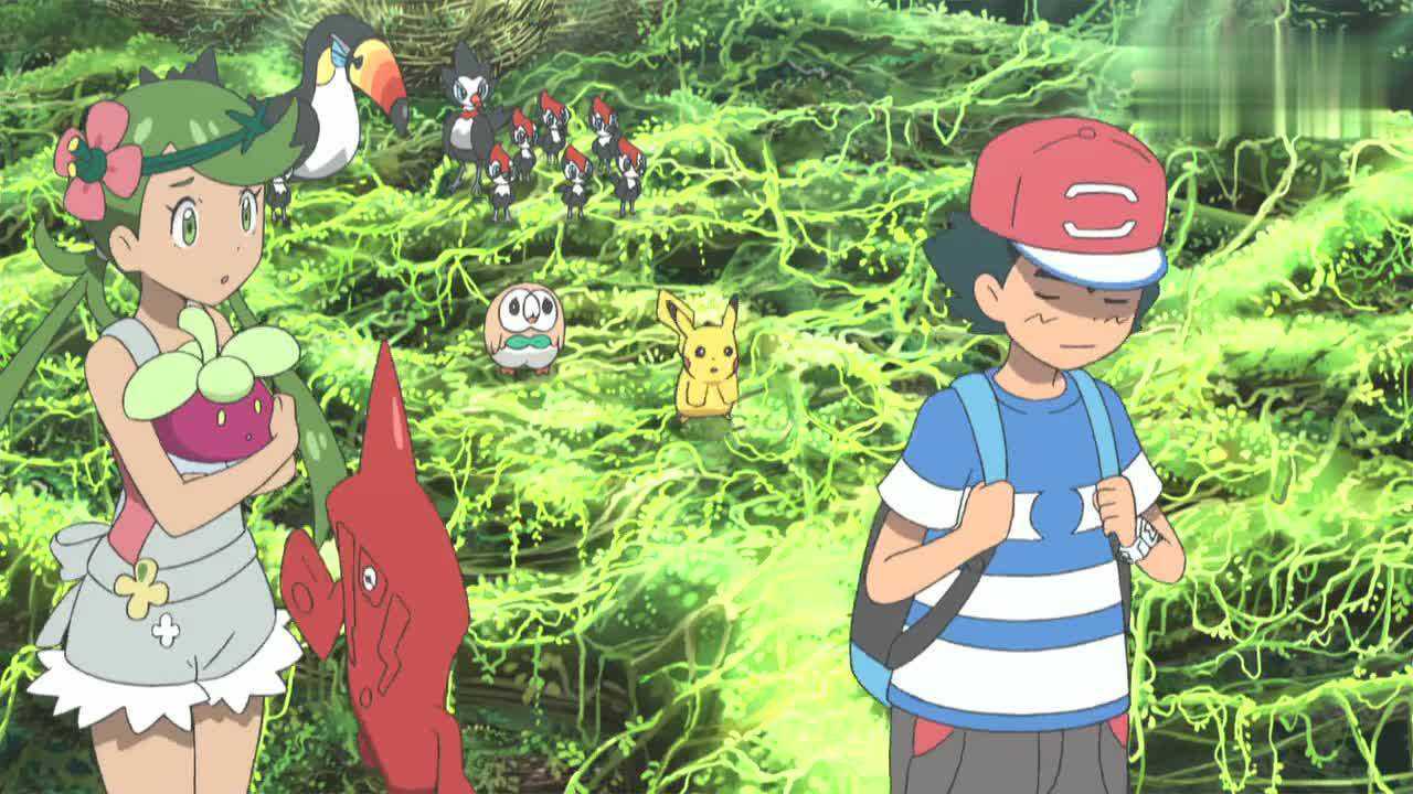 口袋妖怪日月,小智收服宝可梦不需要用武力,只需几句话就行