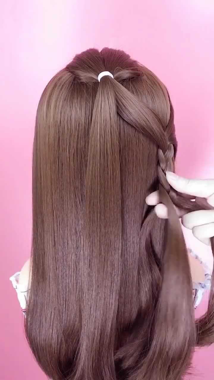 头发这样扎才好看简单易学快来学学吧