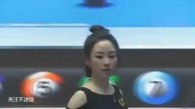 九球天后潘晓婷,集美丽漂亮球技为一身的女人!