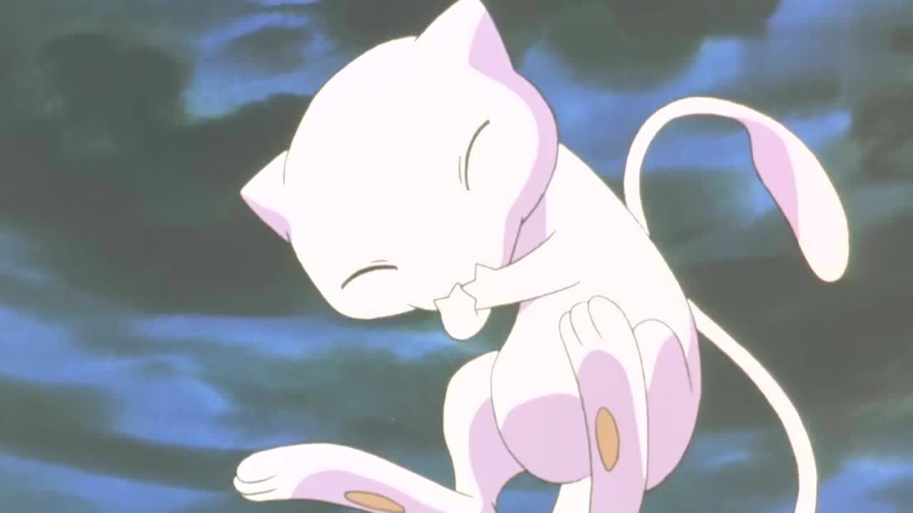 口袋妖怪梦幻笑的形态好萌只因超梦的攻击无法击中它