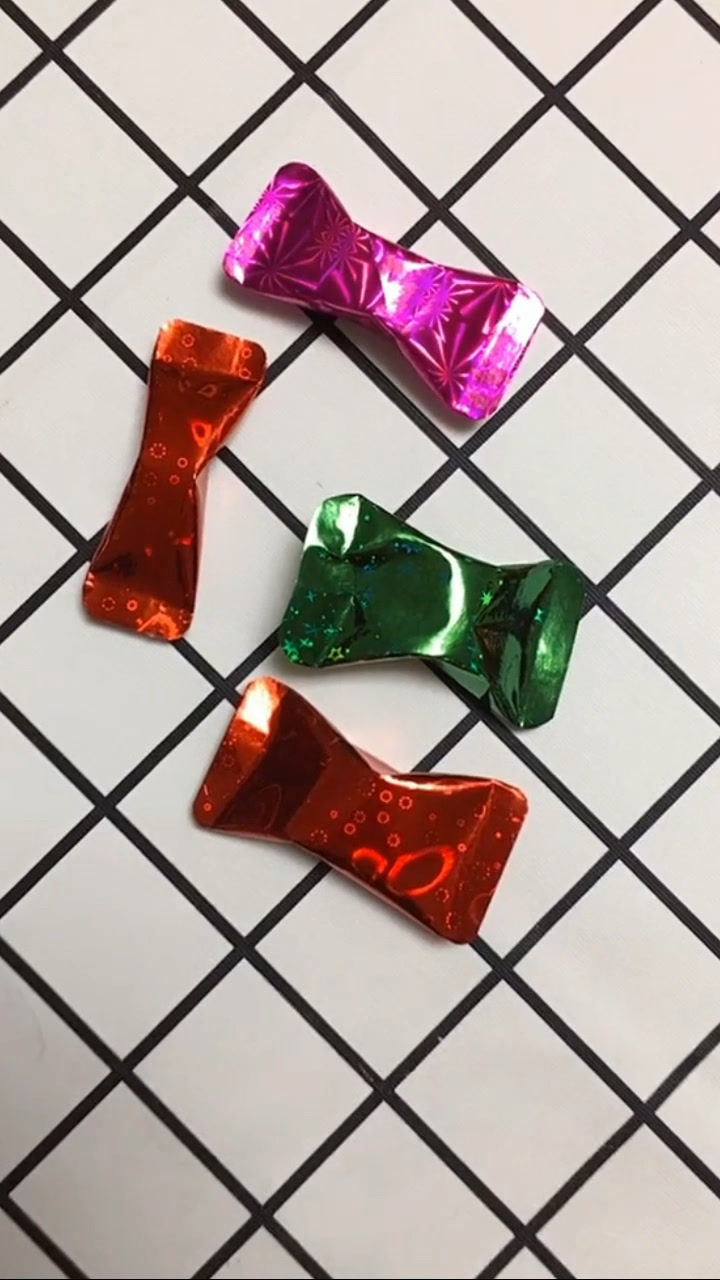 这是好看的糖果纸包装还不快来学一学