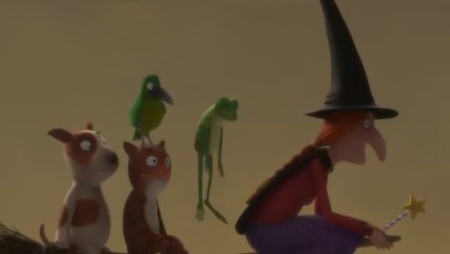 动画电影：女巫一路收留小动物，导致魔法扫帚严重超载，断成两截