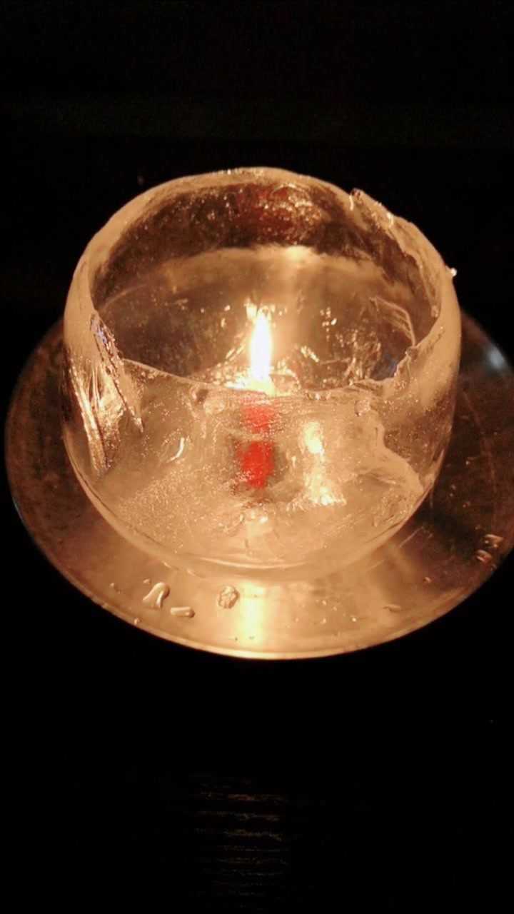 春节在家一起做冰灯