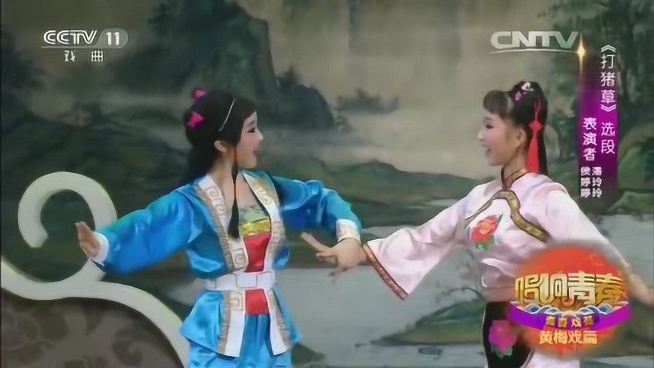 黄梅戏打猪草郎对花姐对花唱段充满童趣耐看好听