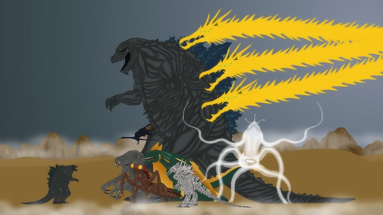 哥斯拉动画哥斯拉与万兽面见大会地球哥斯拉霸气压轴