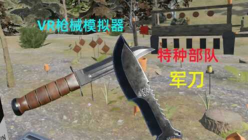 [图]VR枪械模拟器：特种部队顶级军刀大比拼，个个身怀绝技不可小觑