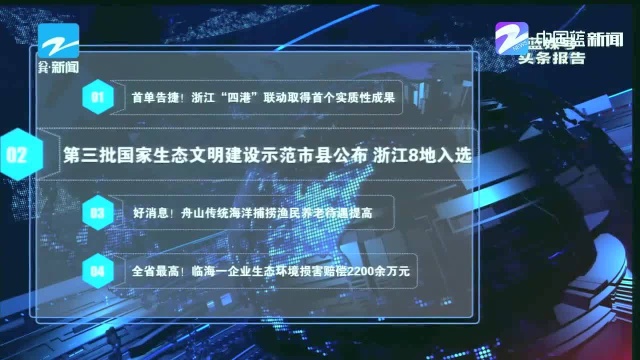 第三批国家生态文明建设示范市县公布,浙江8地入选