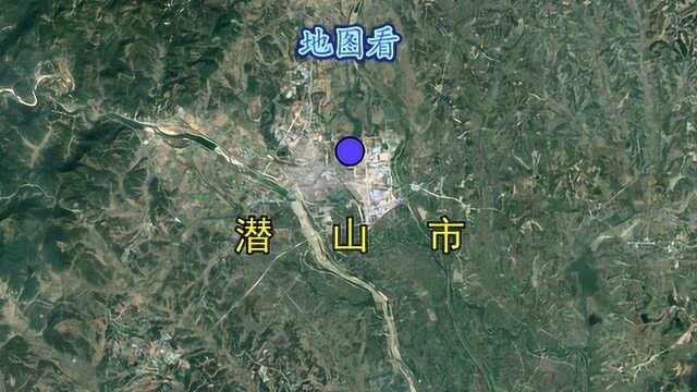 安徽潜山——地图看城市建设发展历程