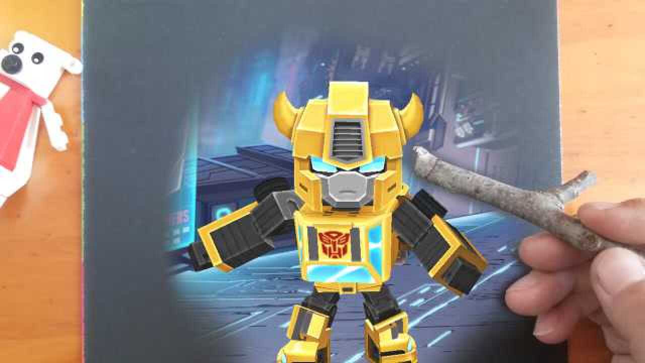 彩色的大黄蜂你见过么就用黑色的纸和树枝画出这个迷你世界皮肤