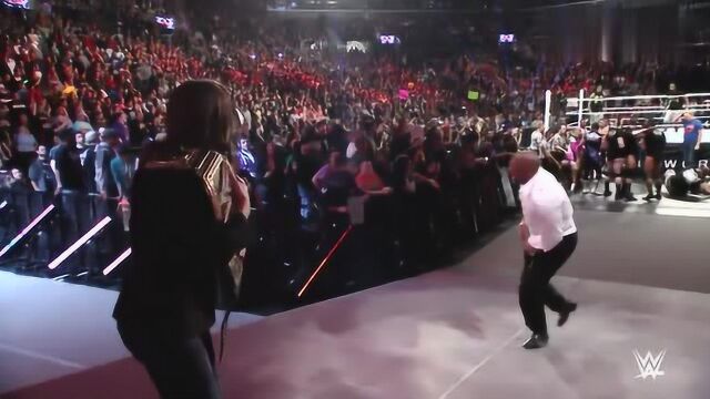 wwe:罗曼突袭hhh,众人纷纷来劝架,hhh最终还是落荒而逃