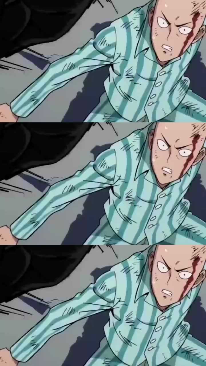 一拳超人:埼玉直接一拳揍爆你,看眼神他是认真了