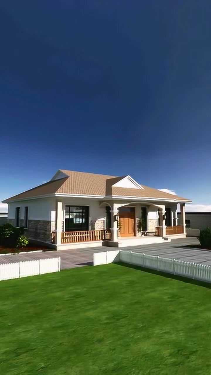 农村平房小院平面图这样设计如何