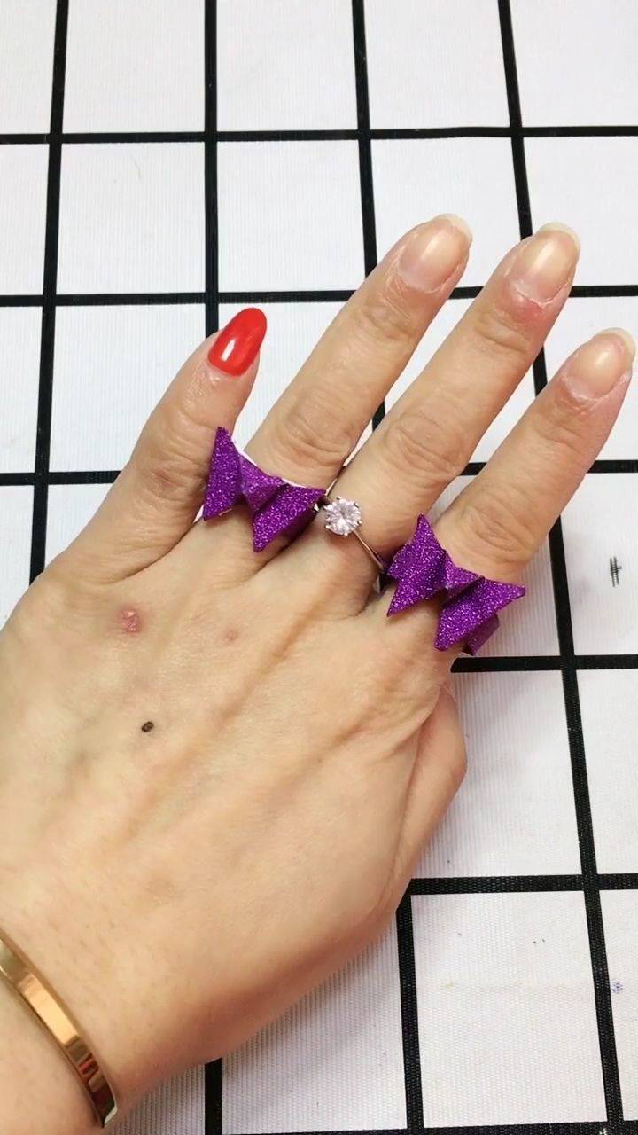 教你折蝴蝶戒指