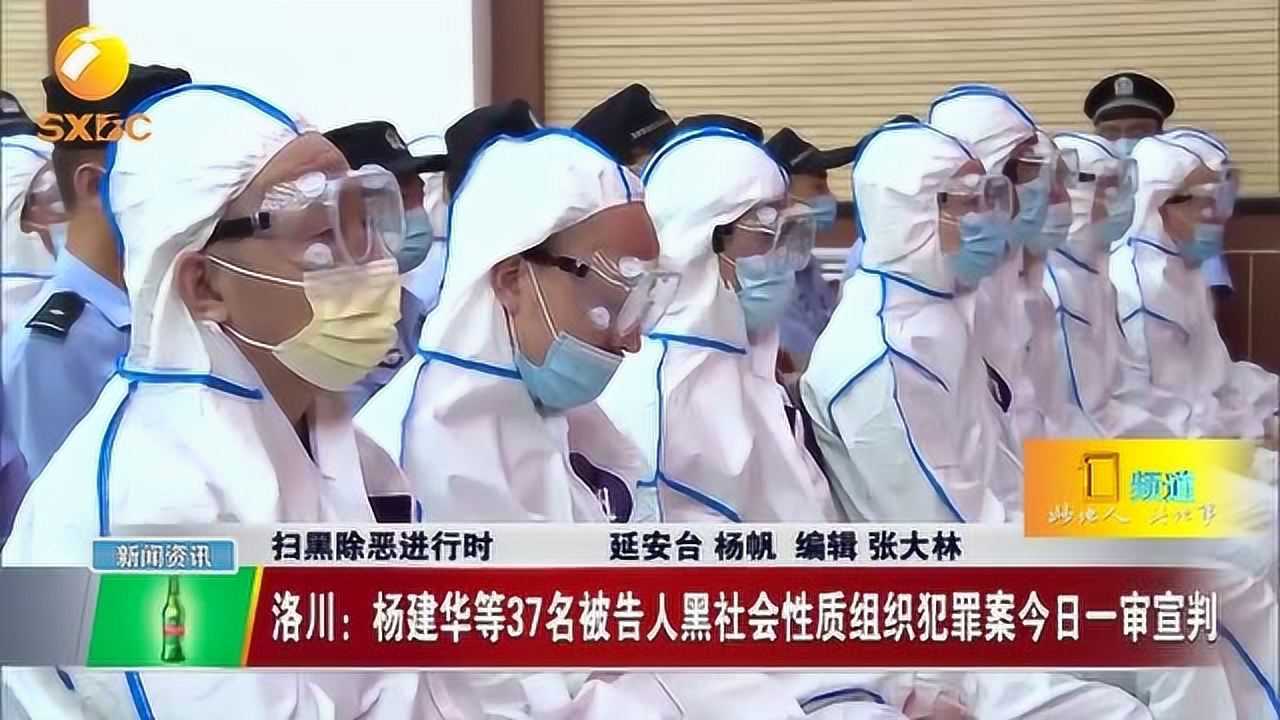 洛川:杨建华等37名被告人黑社会性质组织犯罪案一审宣判