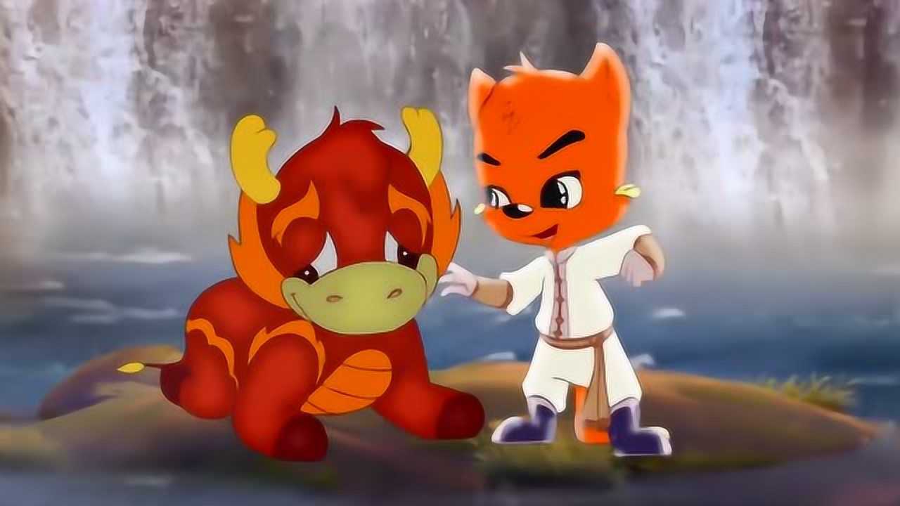 虹猫蓝兔阿木星:麒麟被马三娘重创,召唤四大神兽疗伤