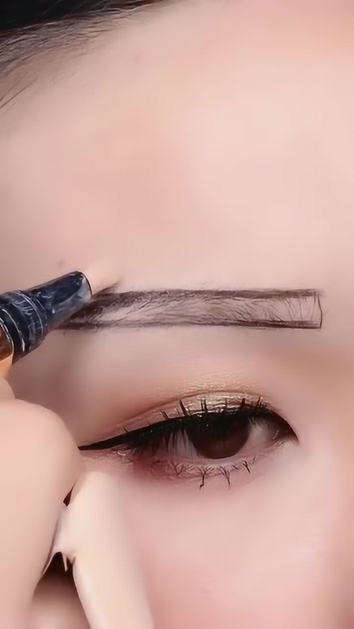新手一字眉画法,一看就会的小技巧,果断记住