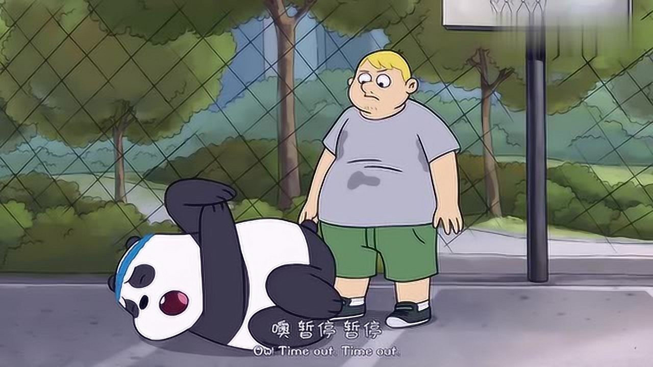 熊熊打篮球,真是蠢萌!