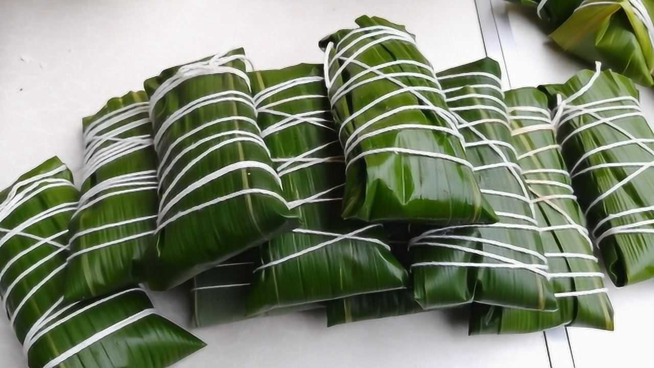 自家种的糯稻包的粽子就是香,贵州粽子的包法,湖南人表示没见过