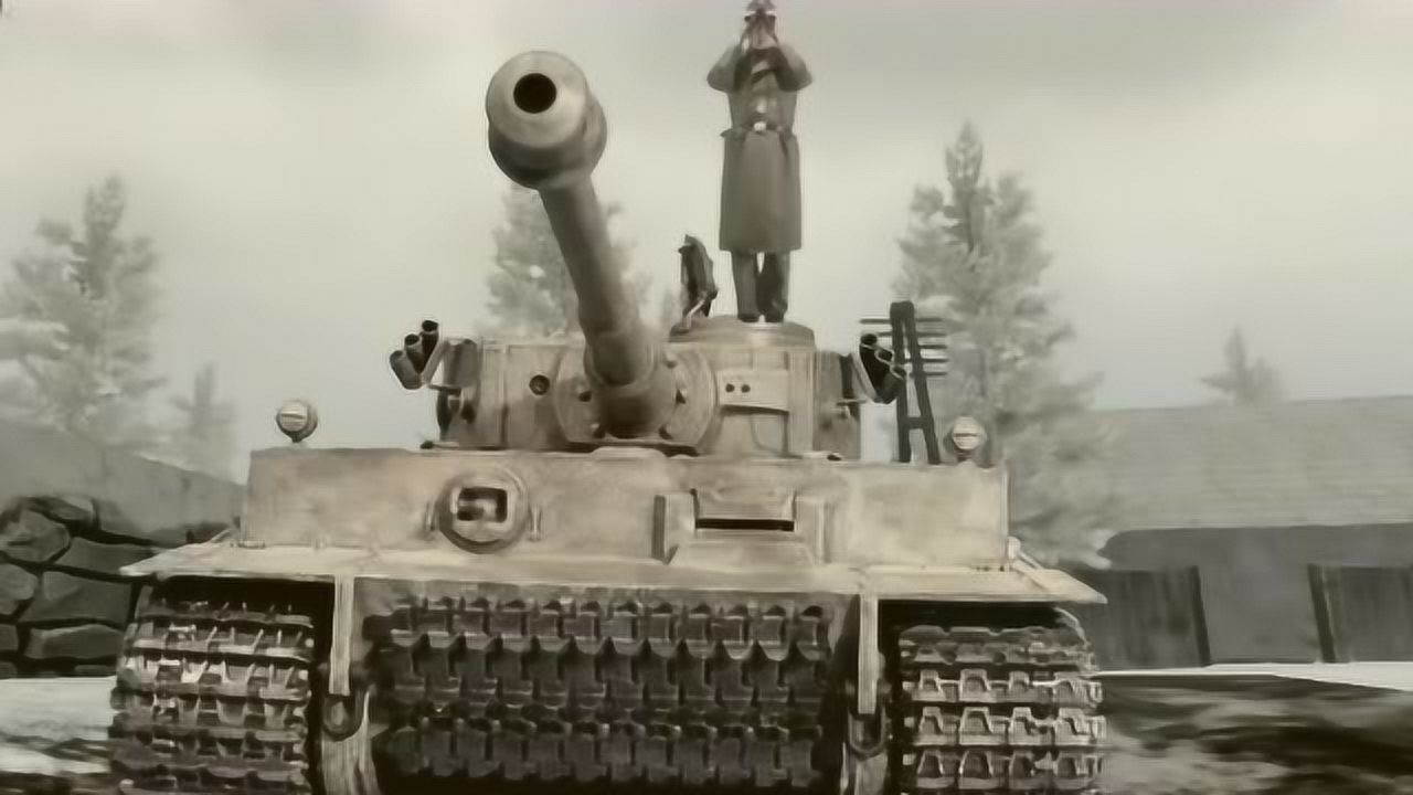 动画还原二战魏特曼虎式坦克波卡基村战役