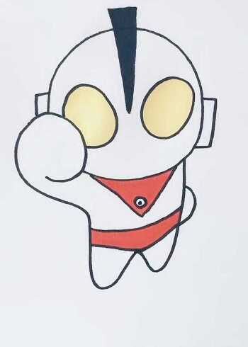 画奥特曼 #简笔画 #卡通人物