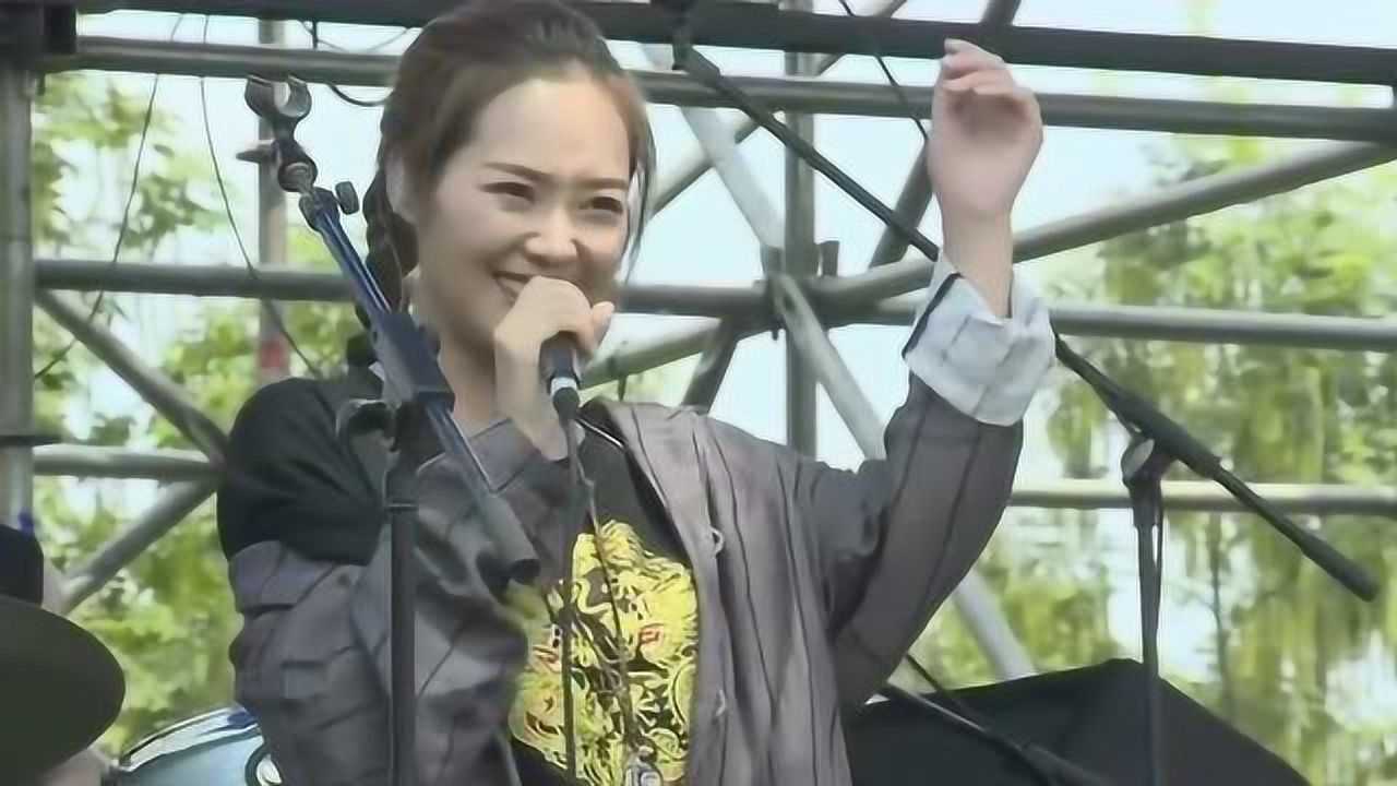 刀郎唯一女徒弟云朵在音乐节演唱我的楼兰歌美人更美