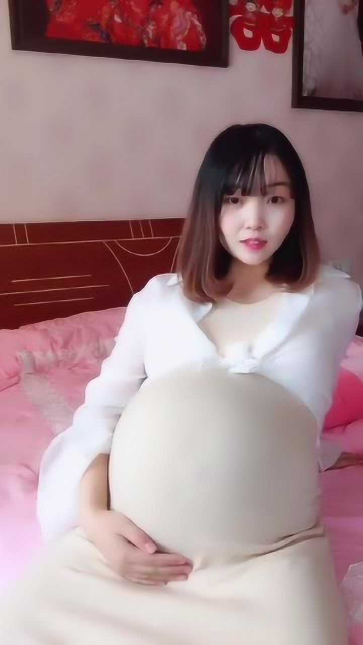 媳妇的肚子像个大圆球大家猜猜是几胞胎