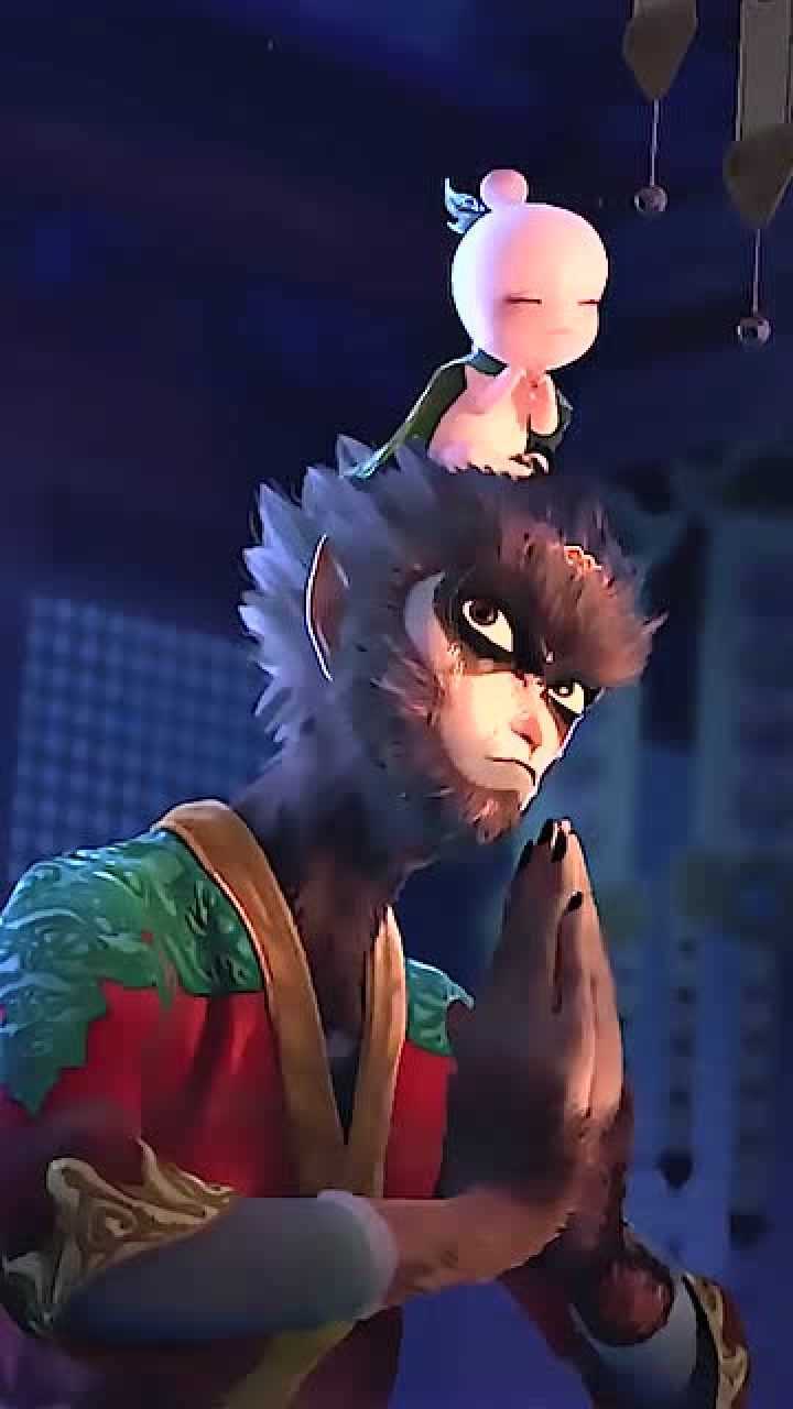 孙悟空之再世妖王这是我见过最嚣张的人参果在我猴哥头上放肆