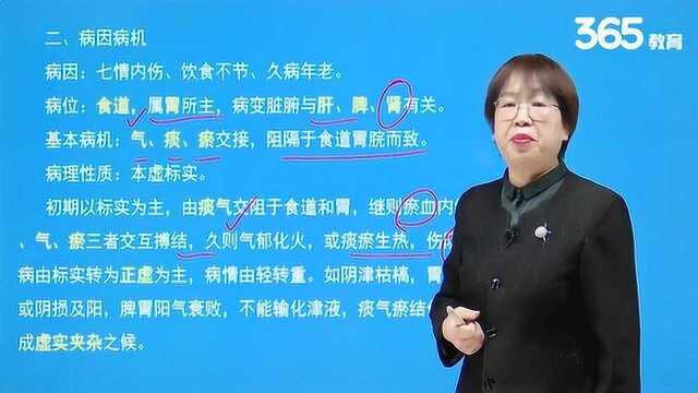 噎膈的诊断治疗,辨证论治及转归预后