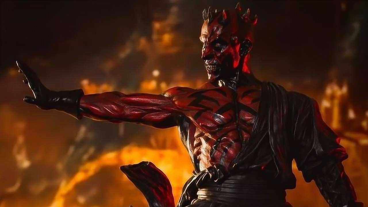 混剪,星球大战中,达斯·马尔所有格斗场面(电影和动画)