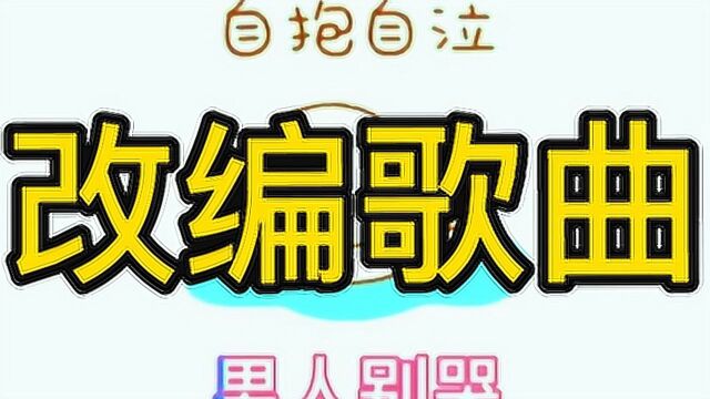 改编歌曲《男人别哭》,男人太难了