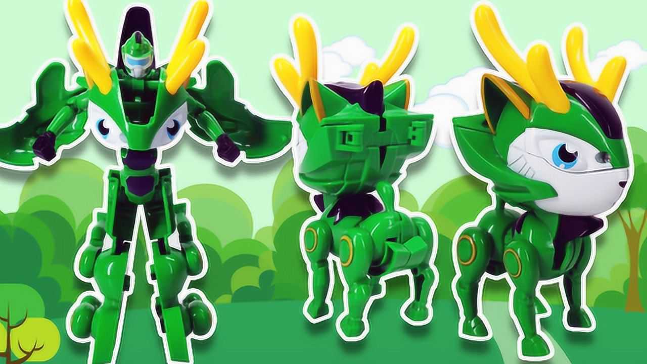 猪猪侠超星萌宠,冰封鹿冰冰变形机器人!