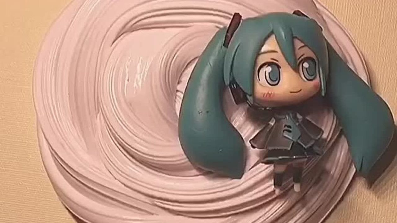 初音未来史莱姆,过程超治愈,分分钟解压泄气_腾讯视频