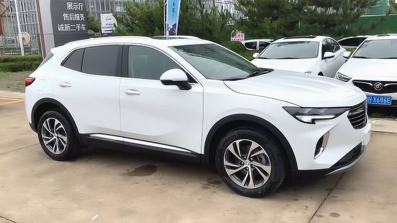 别克新款时尚suv昂科威s精英型白色实拍展示