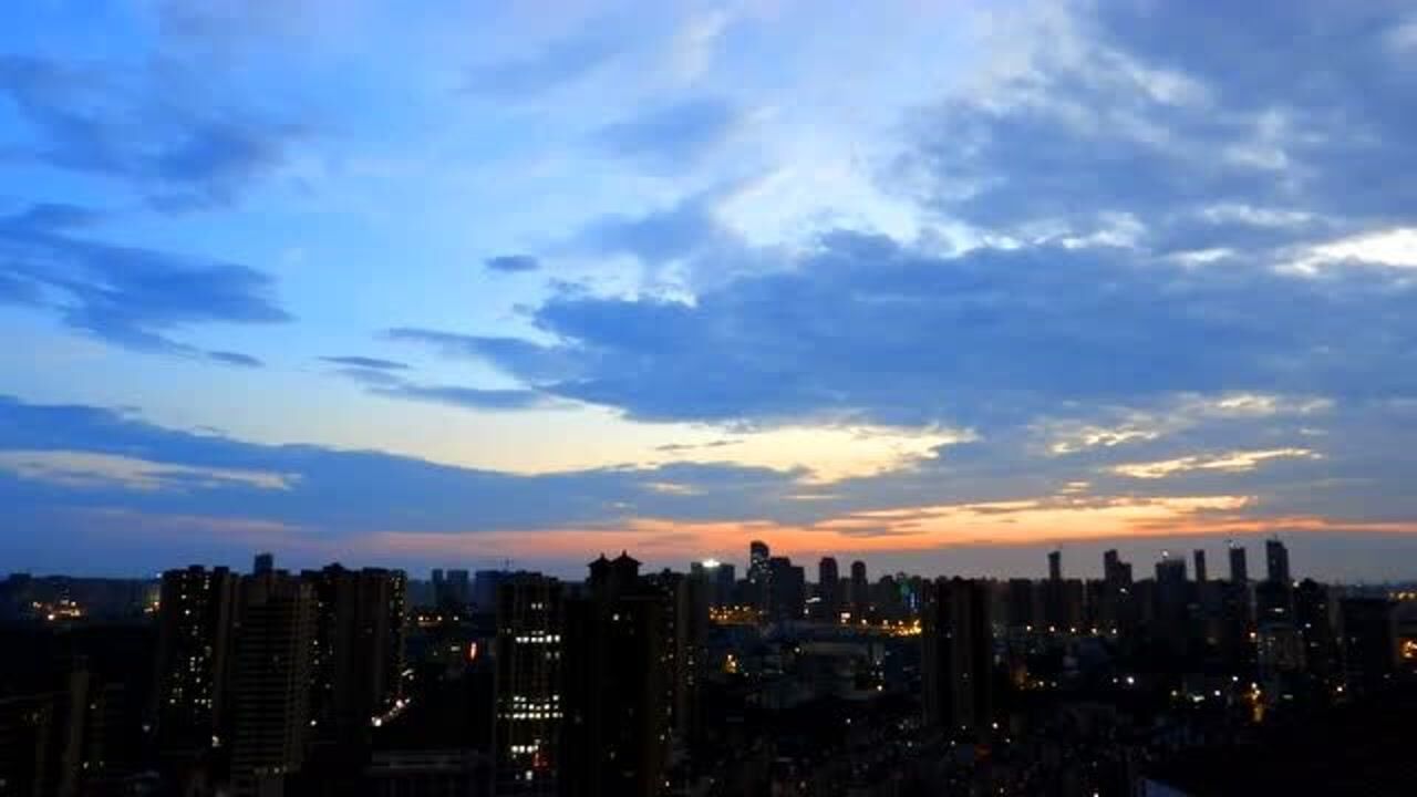 白天到晚上的景观如何变化?看完这个视频你就知道了!_腾讯视频