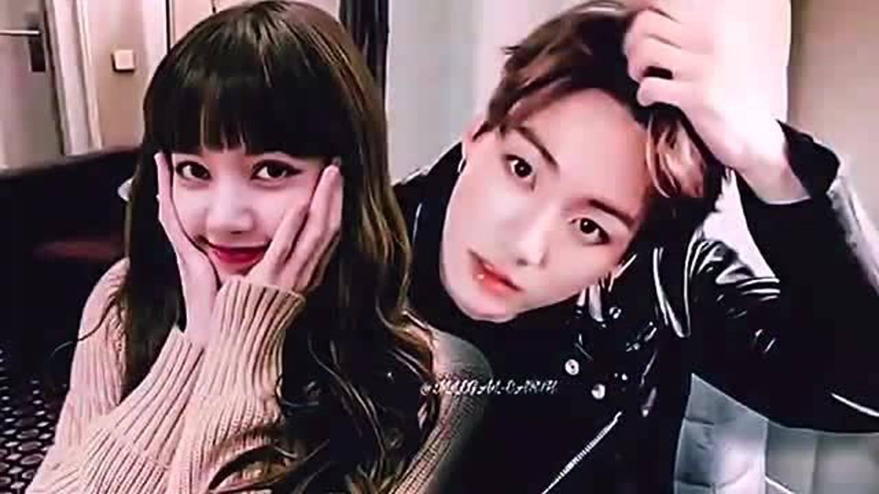 果粒是外网第一大cp!bts防弹少年团田柾国和lisa看看就好了!