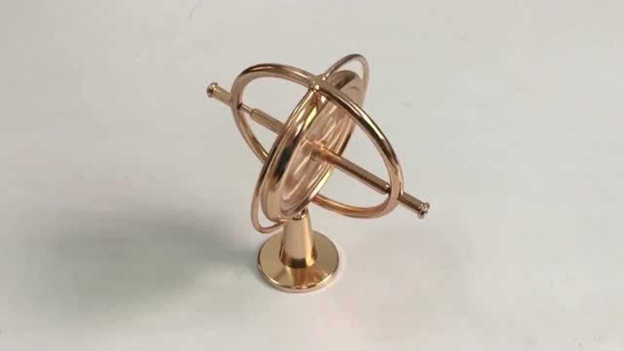 陀螺仪为什么会反重力,来个物理大神解释下,这是什么原理?