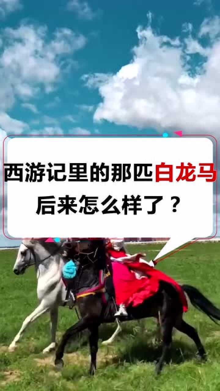 西遊記裡的那匹白龍馬後來怎麼樣了