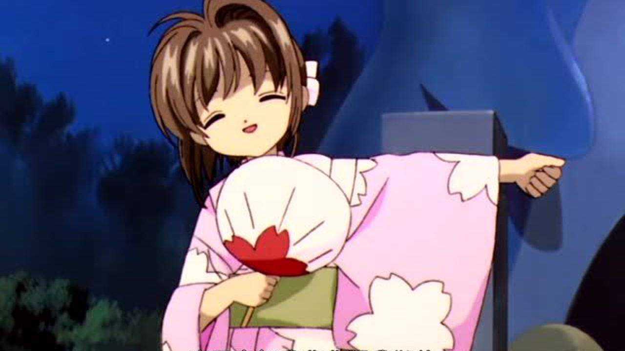 百变小樱小樱穿上和服参加祭典知世一看就是老女同了