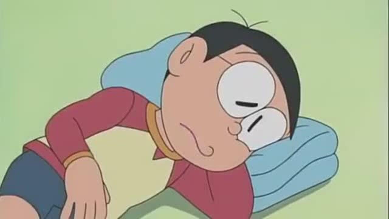 大雄成日睡懒觉,哆啦a梦拿出喷雾改变他的生活