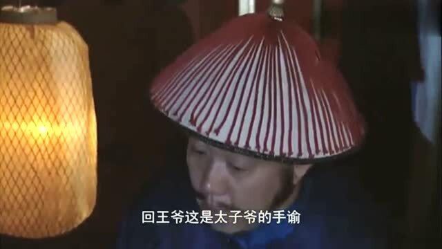 托合齐拿着太子手谕耀武扬威,隆科多直接拿出皇上手谕,瞬间下跪