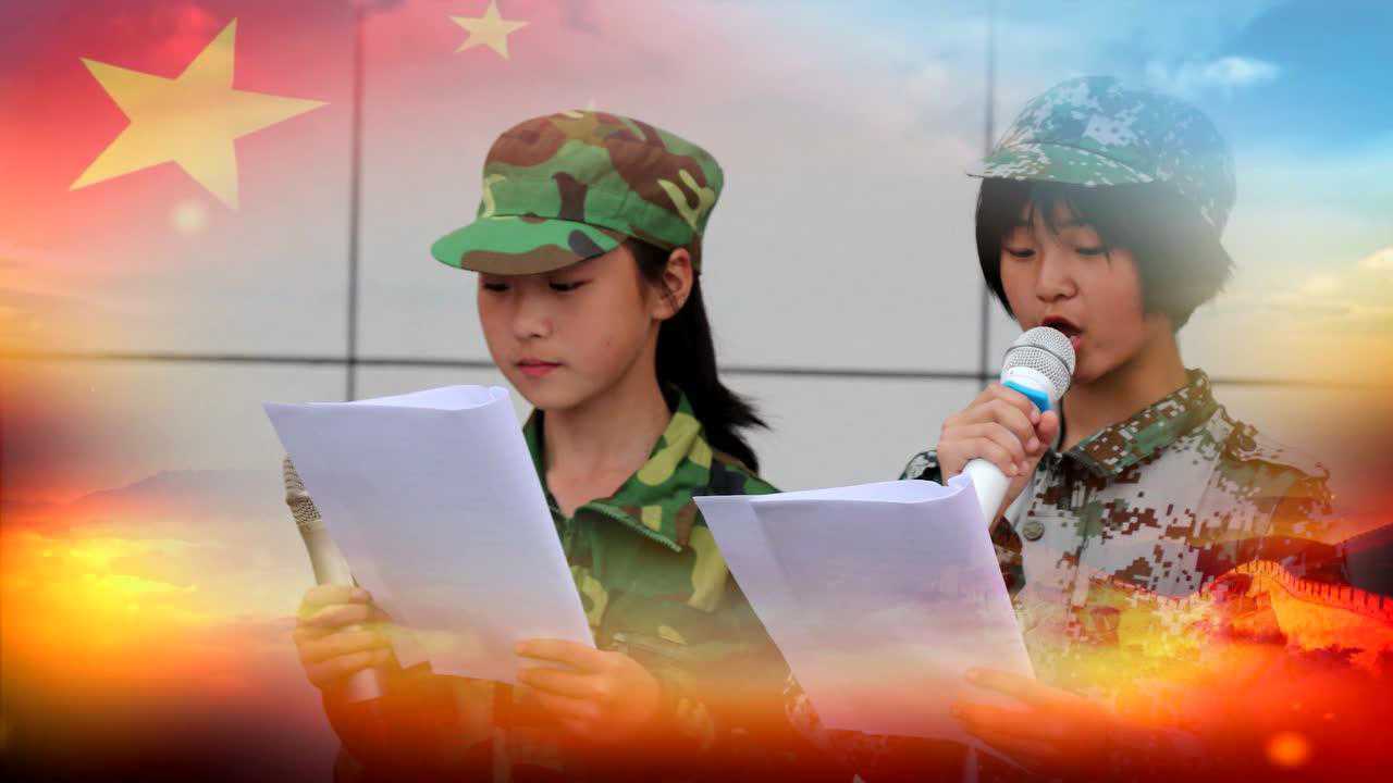 蔡家坡初级中学2020级新生国防教育汇报展演